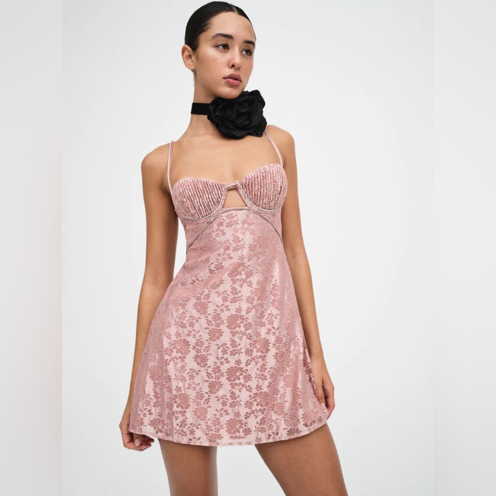 Shai Mini Dress From For Love and Lemons Size Medium NWT